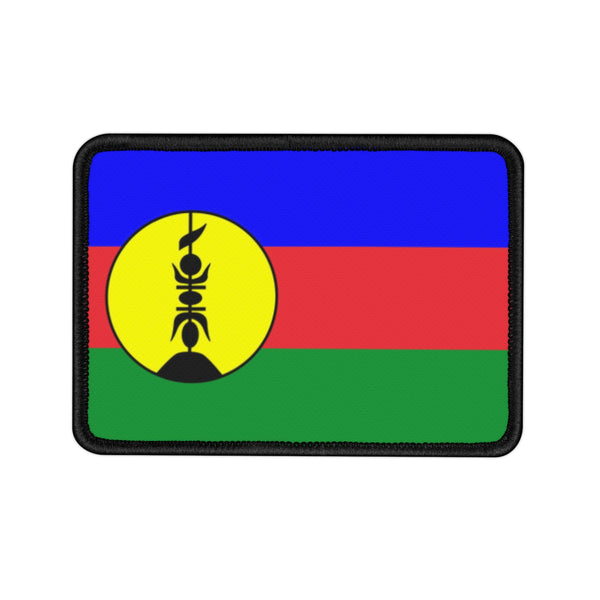 Flag Village New Caledonia Embroidered Iron-On Patch