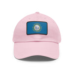 Flag Village South Dakota State Flag Hat Cap Leather Patch