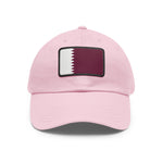 Flag Village Qatar Flag Hat Cap with Leather Patch