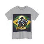 Flag Village Brazil Sporting Flag T-SHIRT Heavy Cotton Tee BRA0012