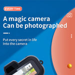 Flag Village Retro Mini Camera With Screen Indoor Home Outdoor 1080p HD Portable Very Small Camera Video Support Holiday Gifts