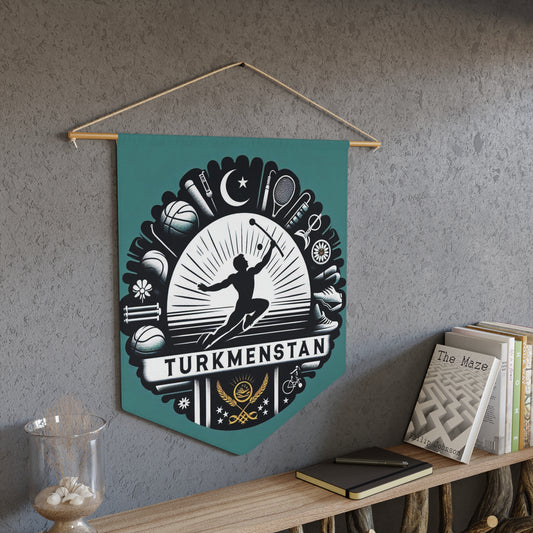 Flag Village Turkmenistan Flag Pennant Sporting Home Wall decoration TKM0001
