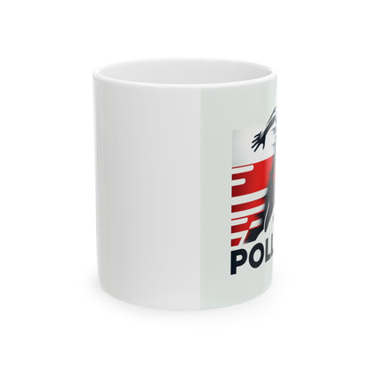 Flag Village Poland Sporting Flag Ceramic Coffee Mug 11oz POL0007