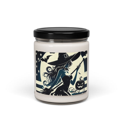 Flag Village Halloween Pretty Witch Scented Soy Candle, 9oz HW0023