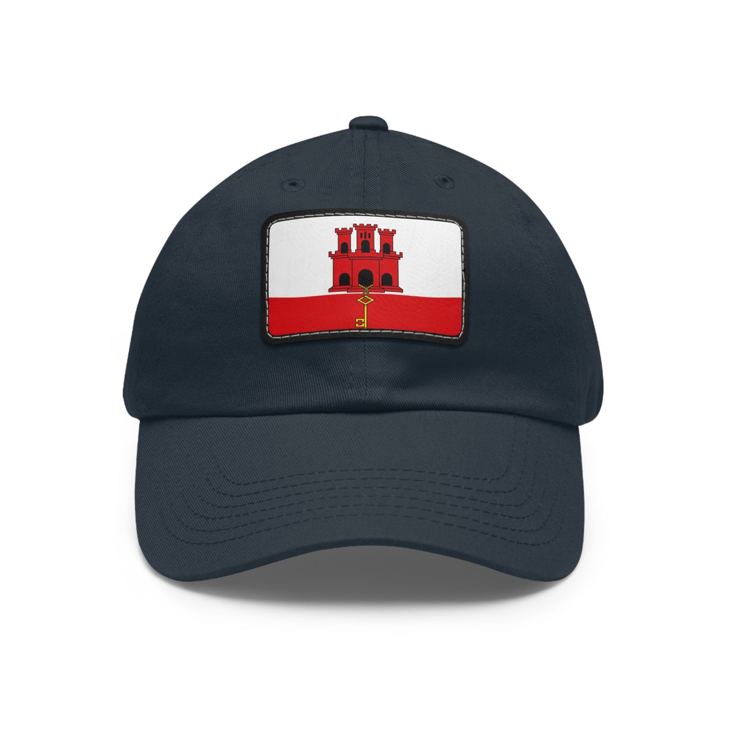 Flag Village Gibraltar Flag Hat Cap with Leather Patch