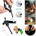 Flag Village 14-In-1 Outdoor Emergency Survival Kit Camping Hiking Tactical Gear Case Set Box