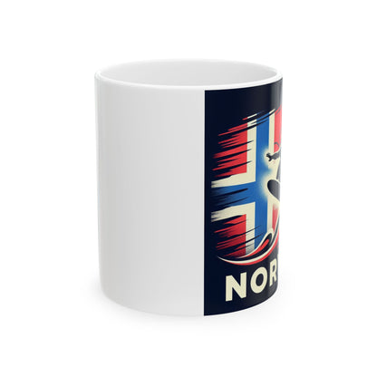 Flag Village Norway Sporting Flag Ceramic Coffee Mug 11oz NOR0006