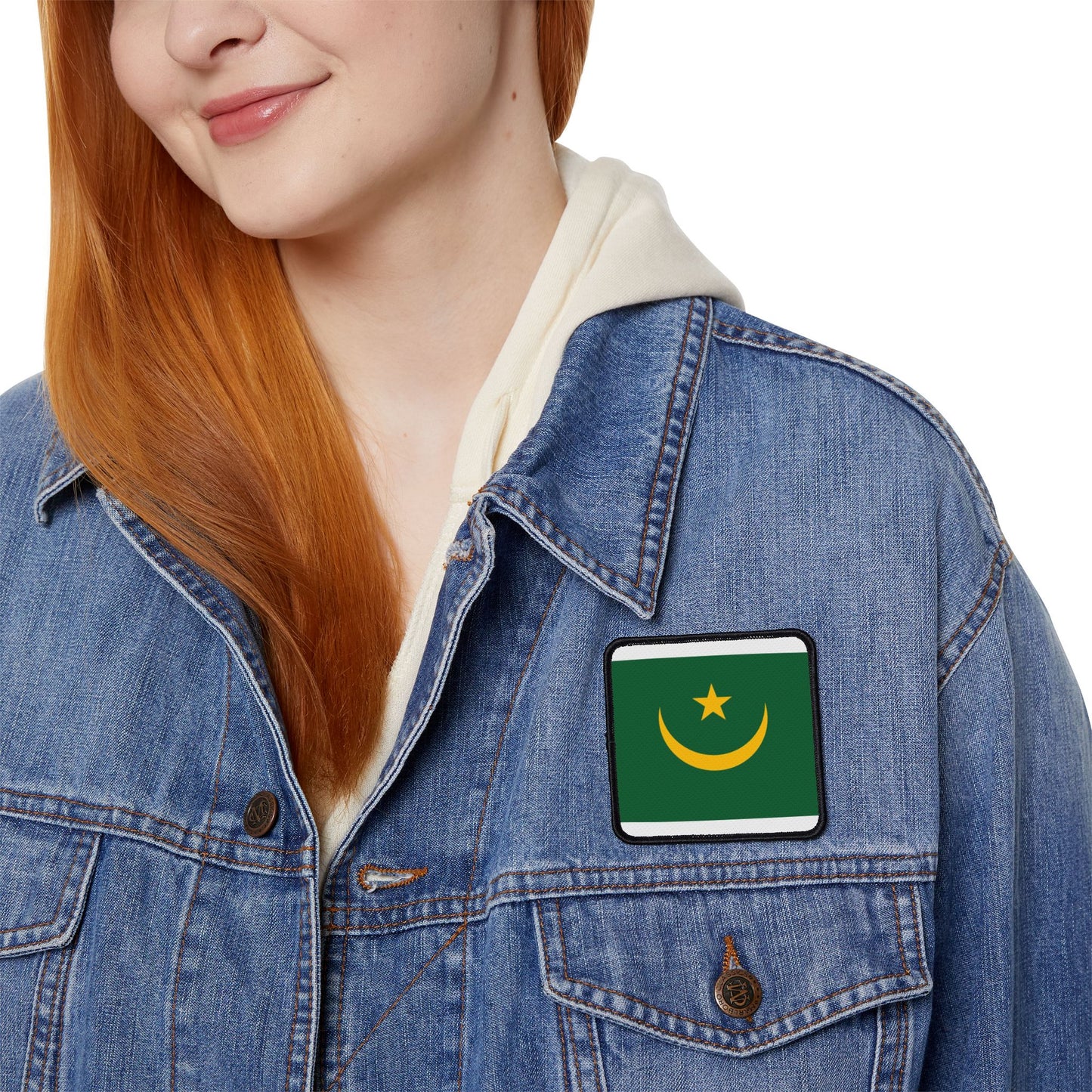 Flag Village Mauritania Flag Embroidery Iron-On Patches
