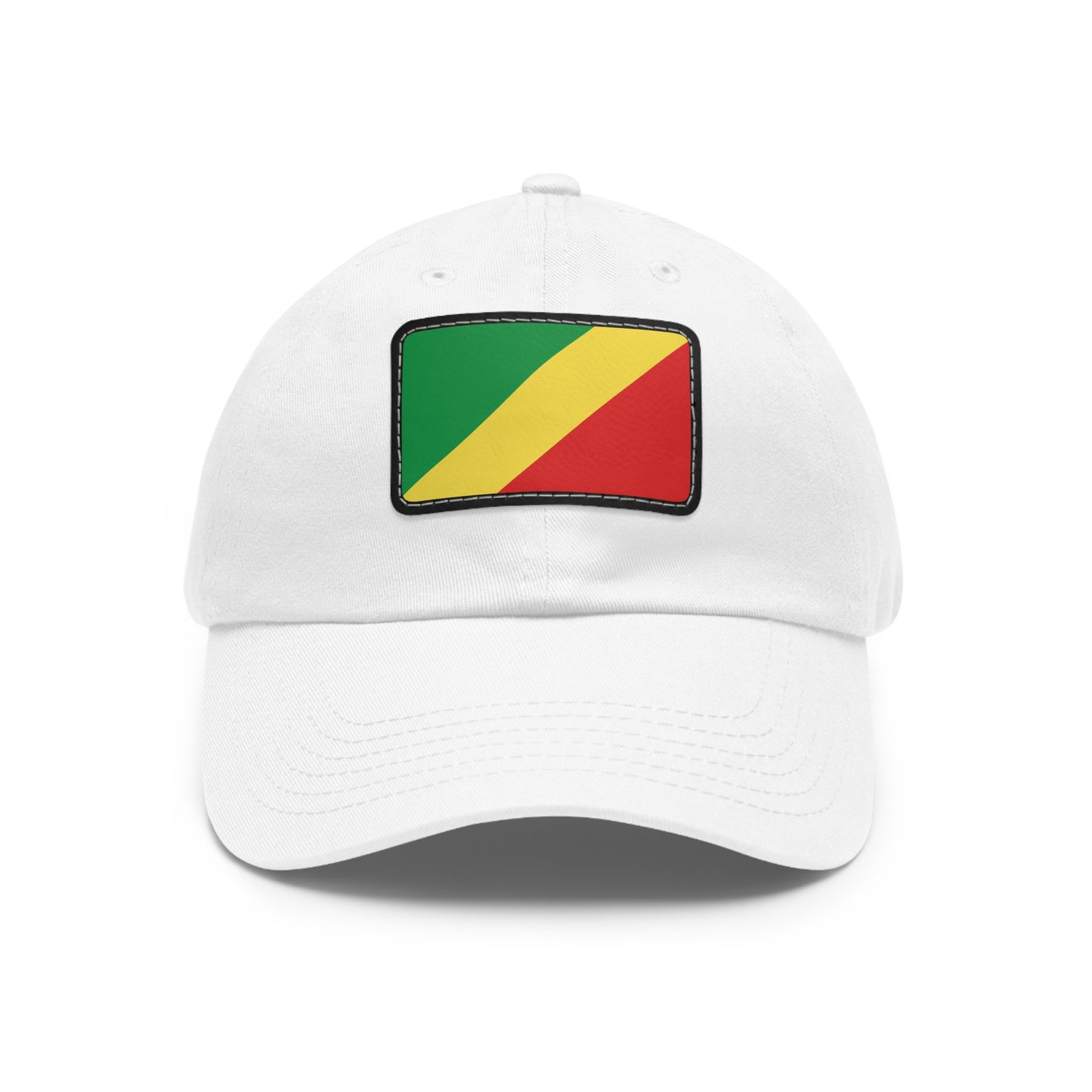 Flag Village Congo Flag Hat Cap with Leather Patch