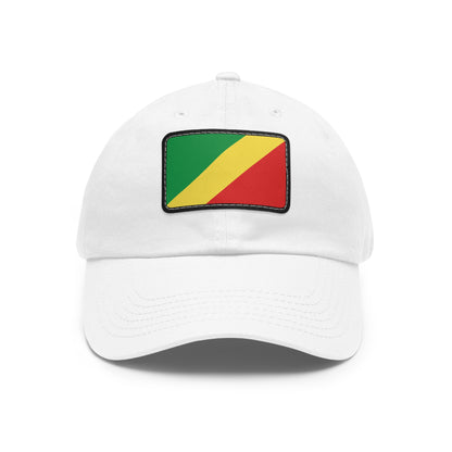 Flag Village Congo Flag Hat Cap with Leather Patch