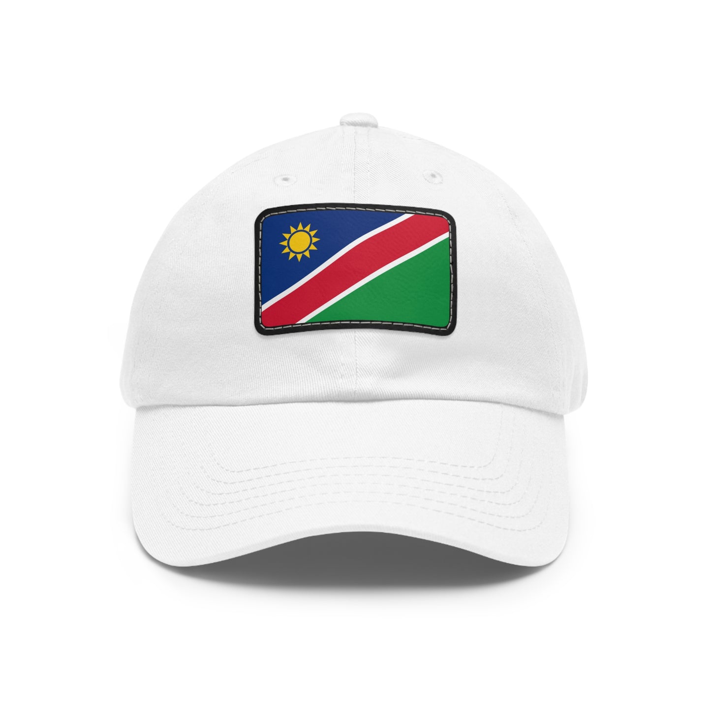 Flag Village Namibia Flag Hat Cap with Leather Patch