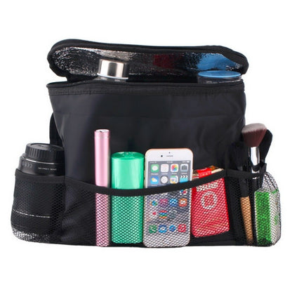 Flag Village Auto Tools Universal Car Auto Seat Back Auto Car Seat Organizer Multi-Pocket Storage Bag Organizer Holder Travel Hanger
