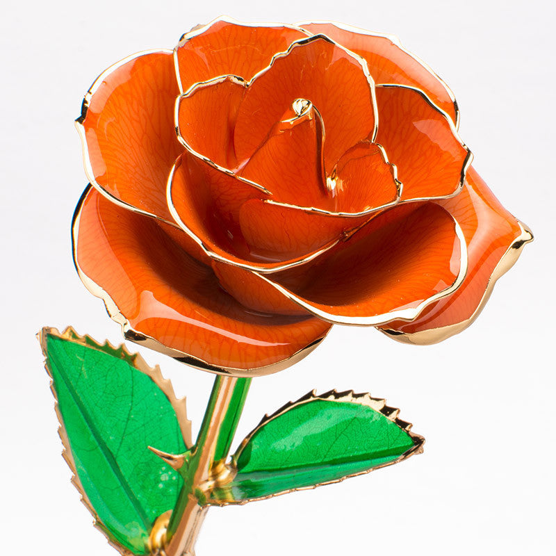 Flag Village 24K Gold-plated Rose Flower With A Gift Box Valentine's Day Gift