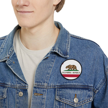 Flag Village California State Flag Embroidery Iron-On Patches
