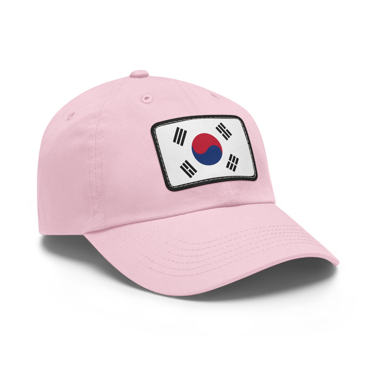 Flag Village South Korea Flag Hat Cap with Leather Patch
