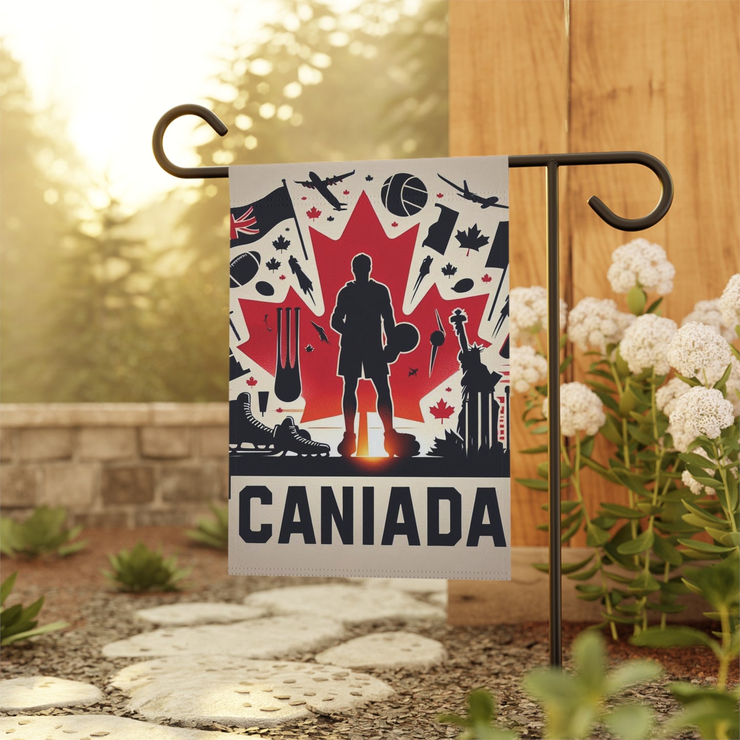 Flag Village CANADA Flag Sporting Garden & House Banner CAN0004