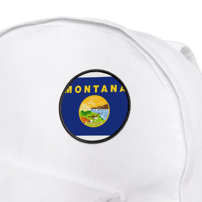 Flag Village Montana State Flag Embroidery Iron-On Patches
