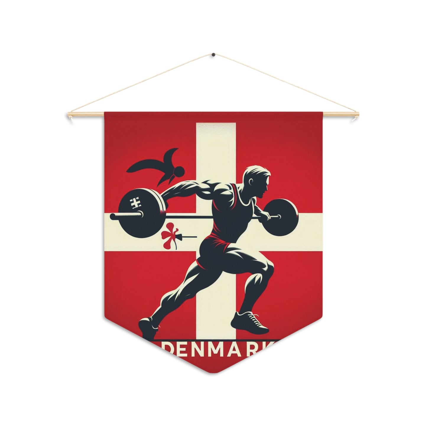 Flag Village Denmark Flag Pennant Sporting Home Wall decoration DNK0002