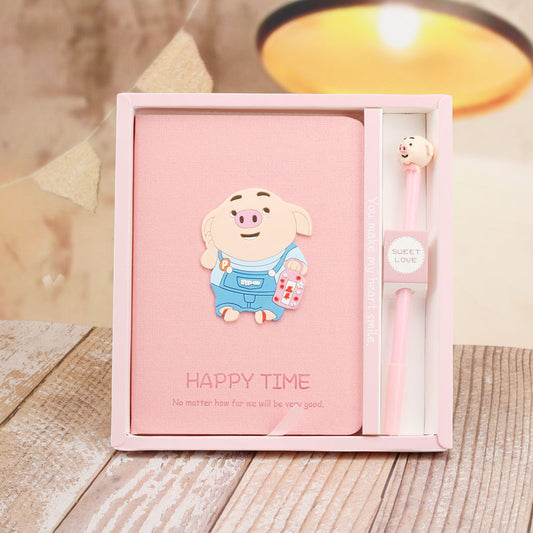 Flag Village Cartoon Notebook Suit Couple Notebook Gift Box