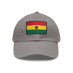 Flag Village Ghana Flag Hat Cap with Leather Patch