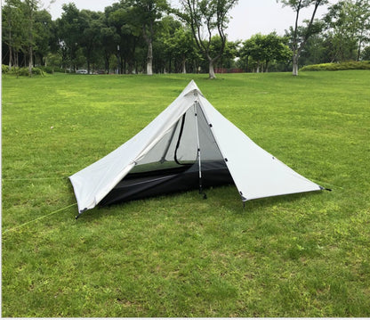Flag Village Portable camping pyramid tent single outdoor equipment camping supplies