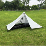 Flag Village Portable camping pyramid tent single outdoor equipment camping supplies
