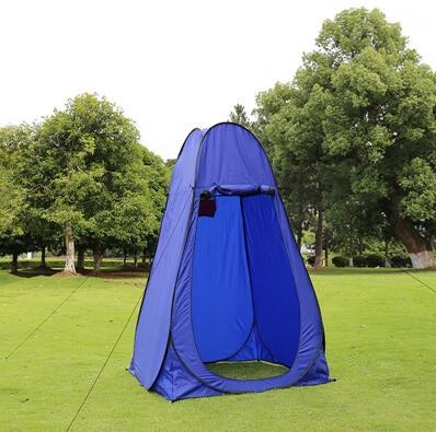 Flag Village Portable Privacy Shower Toilet Automatic Camping Tent UV Function Travel Camping Tent Outdoor Dressing Beach Sun Shelte