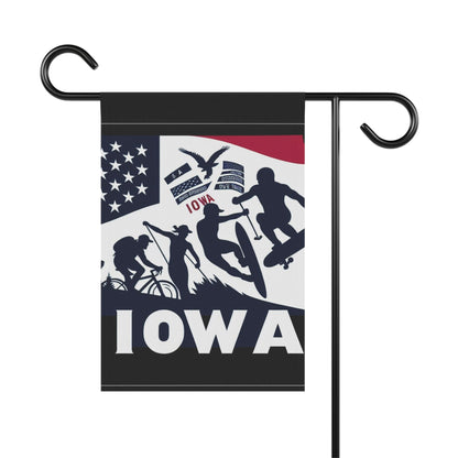 Flag Village Iowa State Flag Sporting Garden & House Banner IA0003