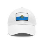Flag Village San Marino Flag Hat Cap with Leather Patch