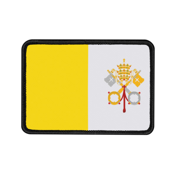 Flag Village Vatican State Flag Embroidered Iron-On Patch