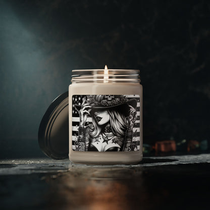 Flag Village Halloween Pretty Witch Scented Soy Candle, 9oz HW0012