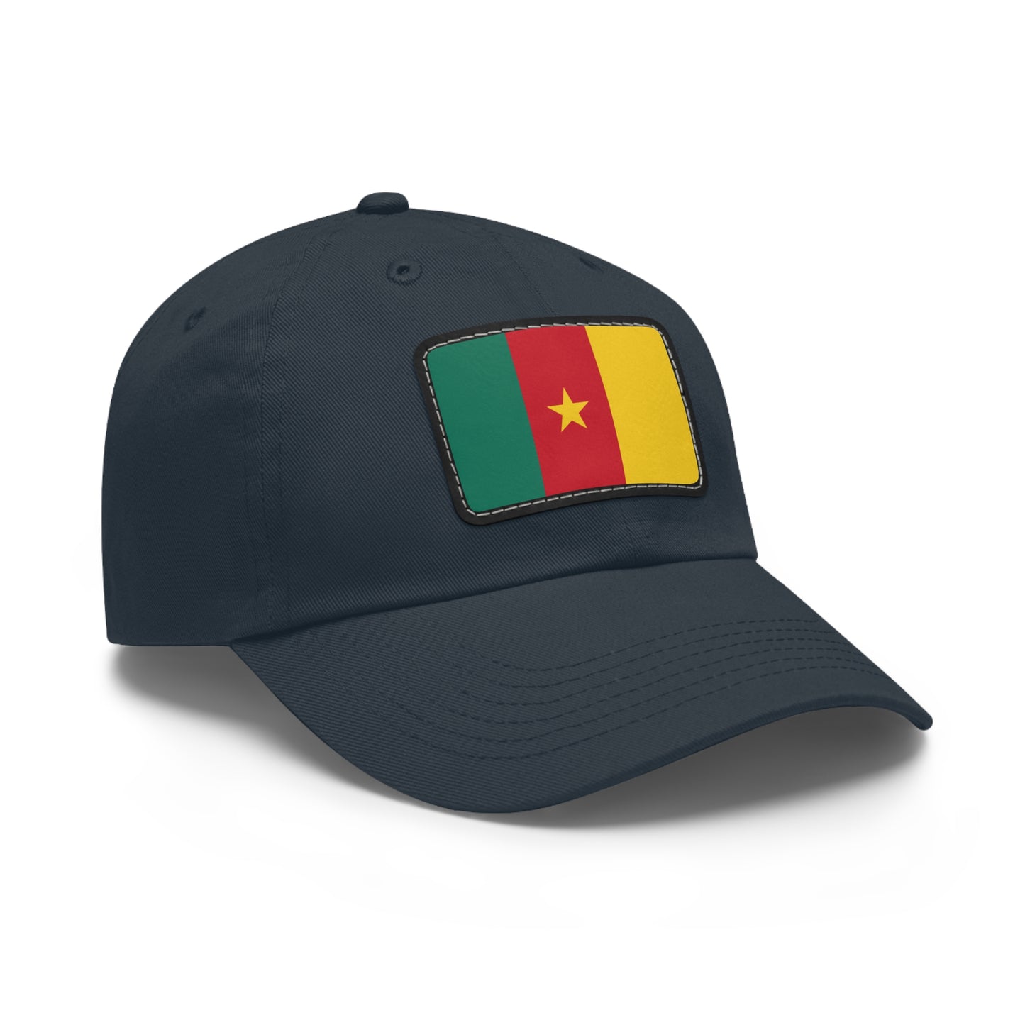 Flag Village Cameroon Flag Hat Cap with Leather Patch