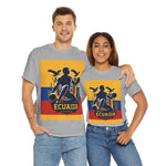 Flag Village Ecuador Sporting Flag T-SHIRT Heavy Cotton Tee ECU0004
