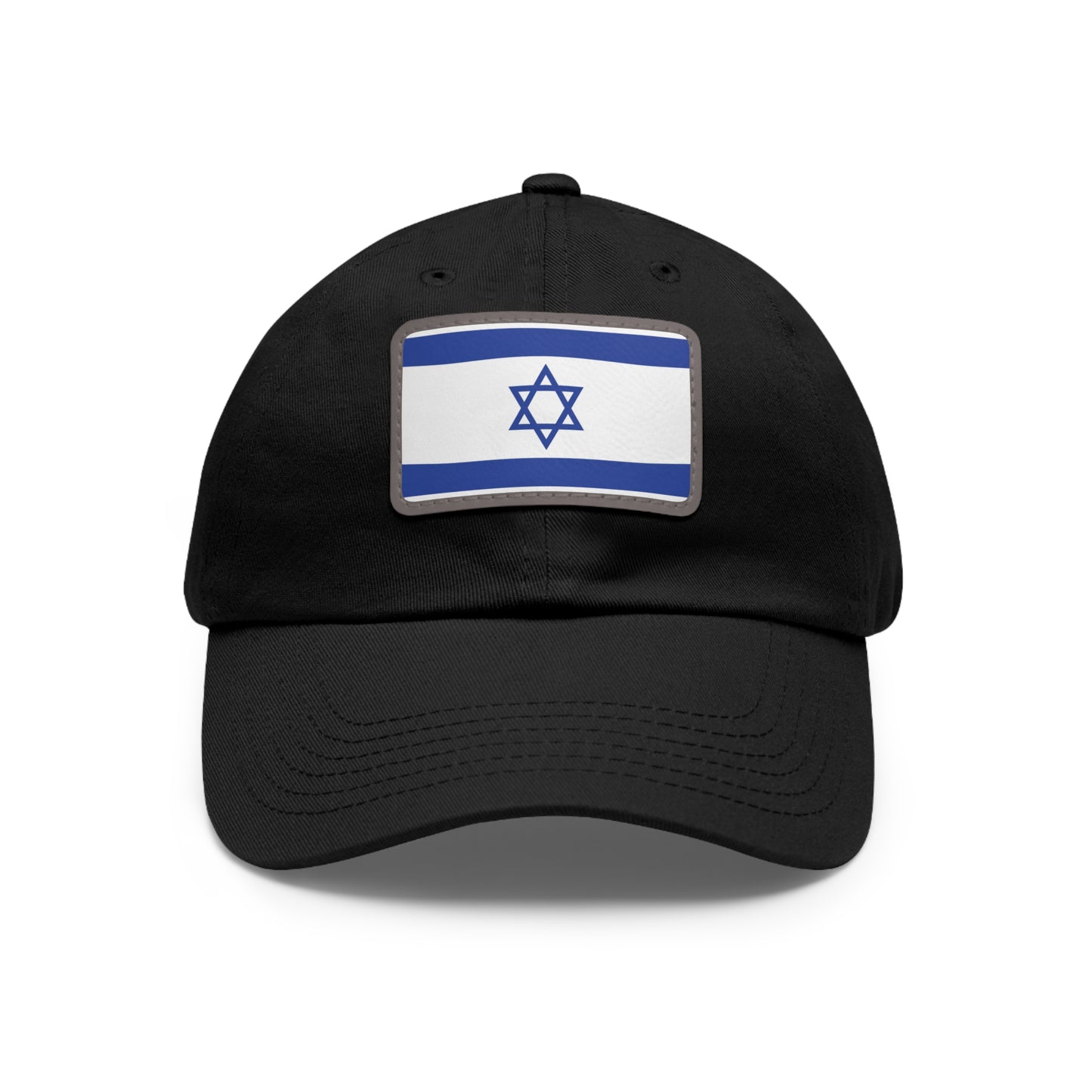 Flag Village Israel Flag Hat Cap with Leather Patch