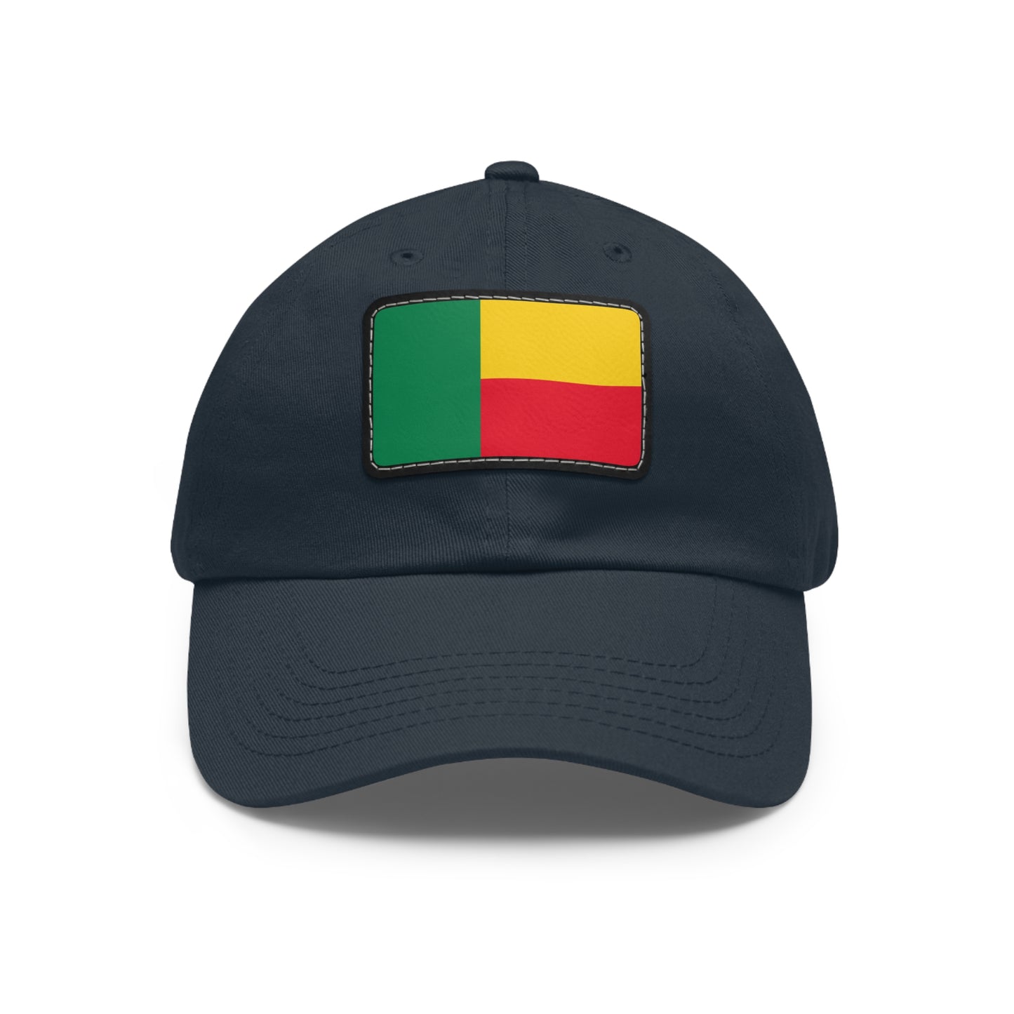 Flag Village Benin Flag Hat Cap with Leather Patch