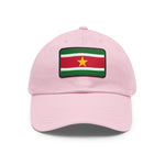 Flag Village Suriname Flag Hat Cap with Leather Patch