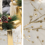 Flag Village Christmas Gift Box Fabric Gift Bag Three-piece Pile Head Gift Box