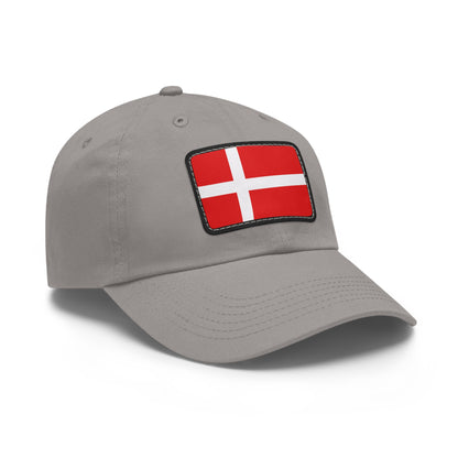 Flag Village Denmark Flag Hat Cap with Leather Patch