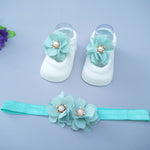 Flag Village New Baby Girl Socks Headband Gift Box