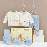 Flag Village Pure Cotton Baby Clothes Spring And Autumn Summer Children Gift Box Set