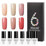 Flag Village 6 Colors Set Solid Color Gel Polish Set Nail Polish Gift Box Manicure