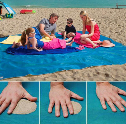 Flag Village Folding Mat Beach Mat Leaky Sand Beach Mat Outdoor Travel Picnic Mat Camping Mat