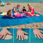 Flag Village Folding Mat Beach Mat Leaky Sand Beach Mat Outdoor Travel Picnic Mat Camping Mat