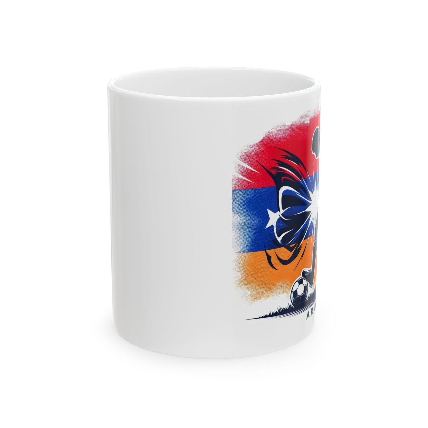 Flag Village Armenia Sporting Flag Ceramic Coffee Mug 11oz ARM0001