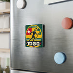 Flag Village Togo Flag Sporting Porcelain Magnet, Square TGO0001