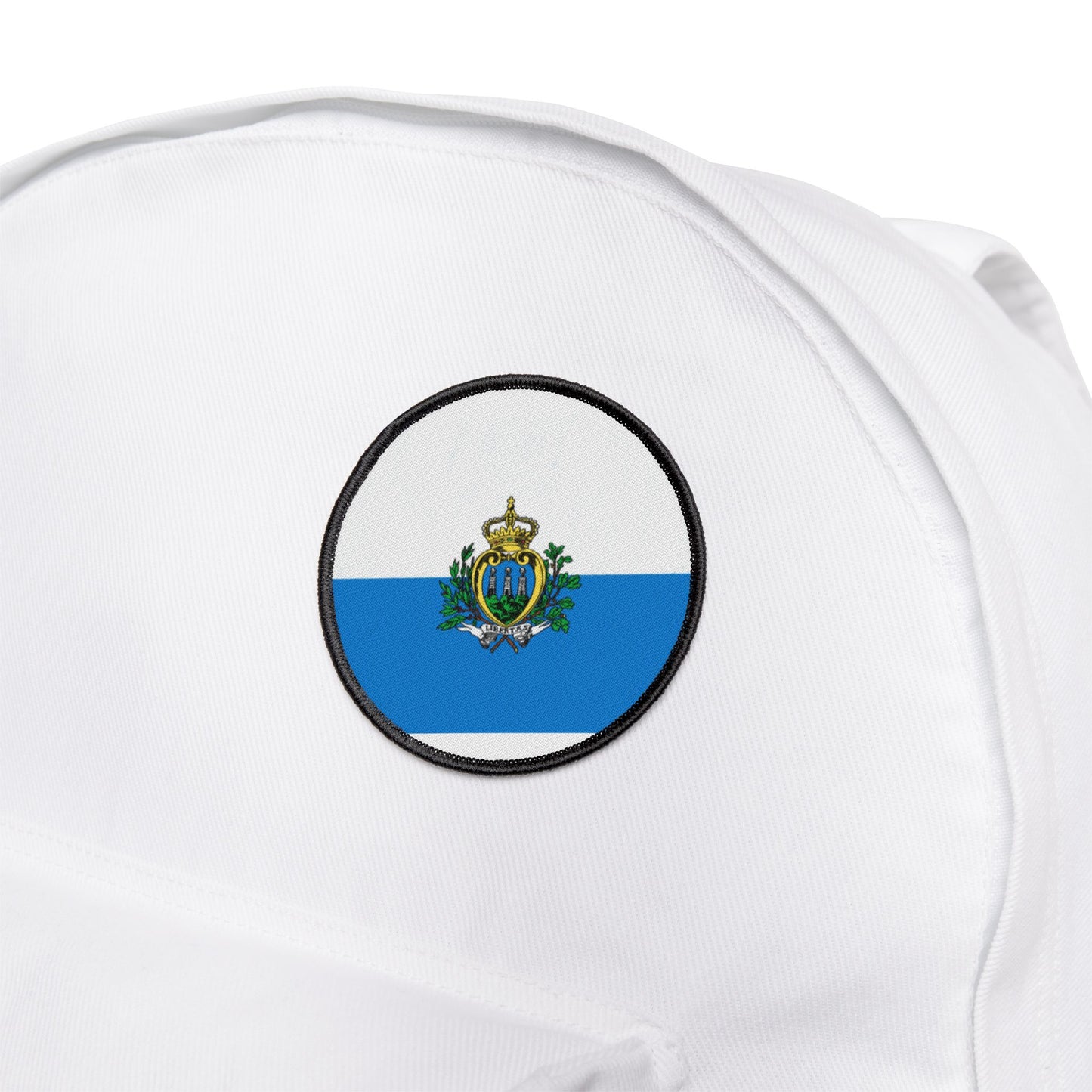 Flag Village San Marino Flag Embroidery Iron-On Patches