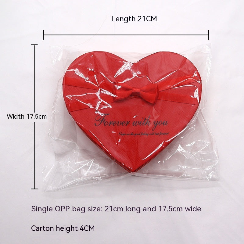Flag Village Soap Flower Heart-shaped Rose Gift Box Valentine's Day Mother's Day Gift