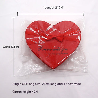 Flag Village Soap Flower Heart-shaped Rose Gift Box Valentine's Day Mother's Day Gift