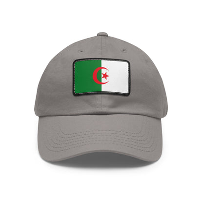 Flag Village Algeria Flag Hat Cap with Leather Patch