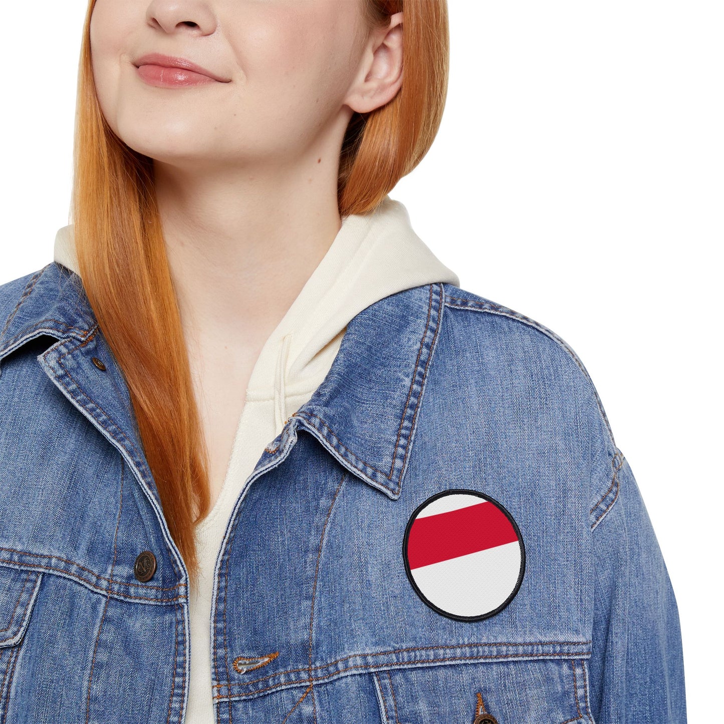 Flag Village Monaco Flag Embroidery Iron-On Patches